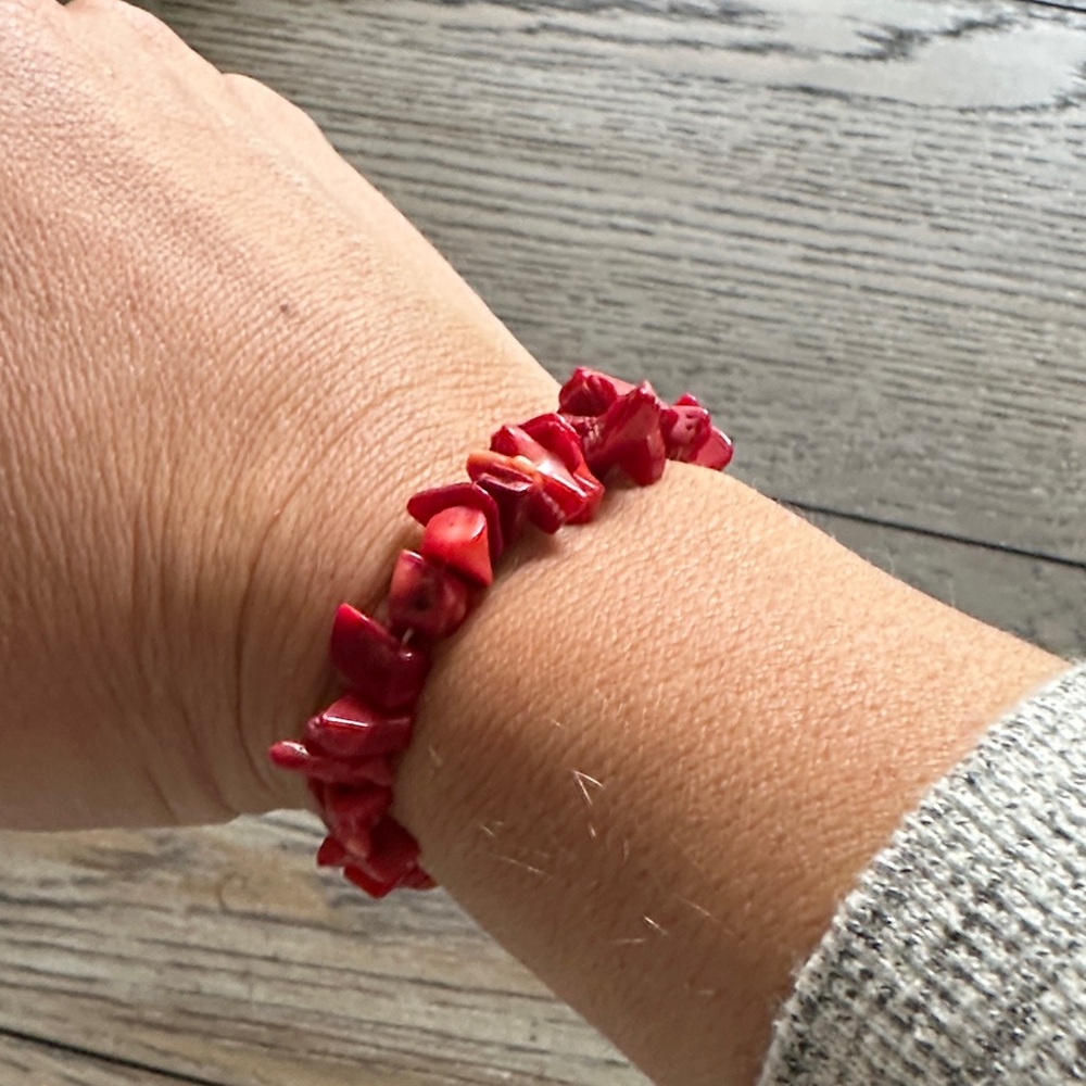 Colorful Stone Chip Bracelets Set - Picture 5 of 9